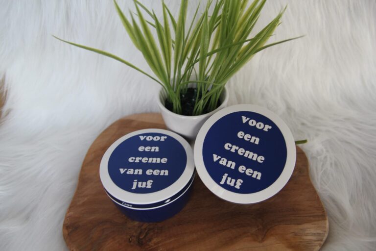 Handcrème voor de juf